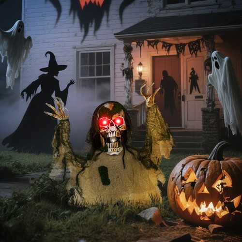 Halloween animated skeleton - halloween,
