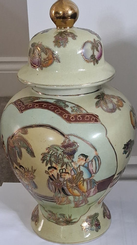 Large vtg japanese satsuma - 17",