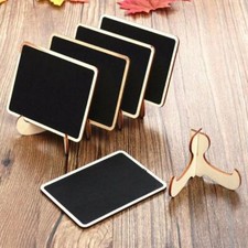 10 Mini Wooden Blackboard