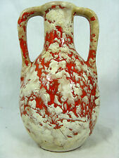 Unusual 70's Design Roth / Marei Fat Lava Pottery Pottery Vase 6308 18.5cm
