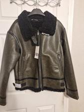 ZARA MAN BLACK TAG MENS FAUX