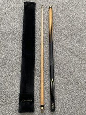 Riley Paul Hunter 57" Snooker Cue | 2 Piece | 18oz | Riley Sleeve | Collector's