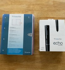 Livescribe Echo Smartpen with 1-4 livescribe notepads