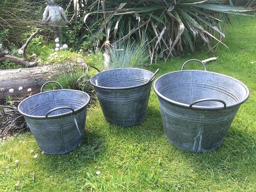 Set round vintage - set, zinc