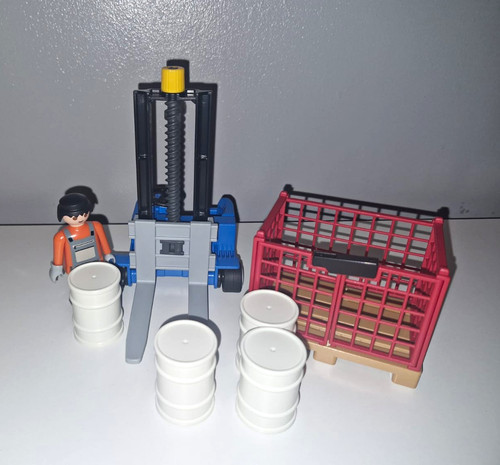 Playmobil 5257 forklift - playmobil,