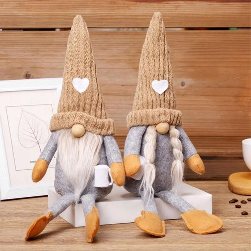2pcs coffee gonk gnome plush - gonk,