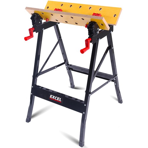 Foldable wooden workbench - foldable,