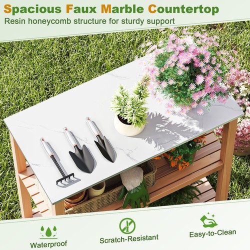 Outdoor potting table - potting,
