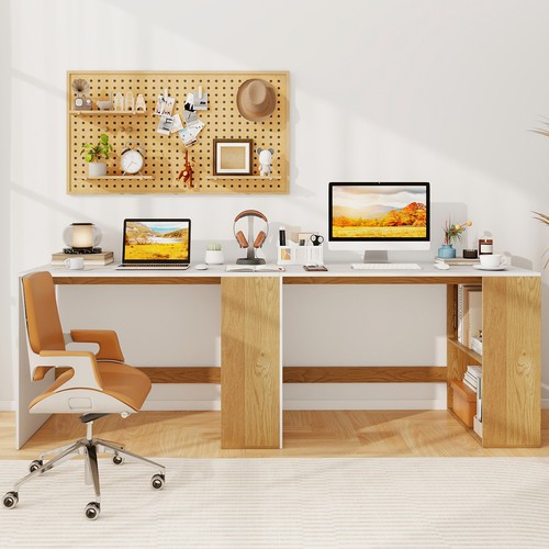 Modern wooden office - wooden, desk