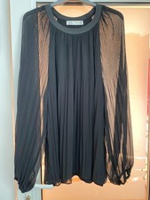 BNWT ZARA WOMAN CHIFFON PLISSE