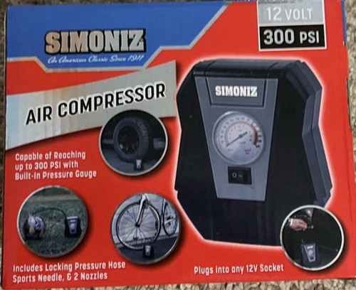 Simoniz 12v air compressor - simoniz,