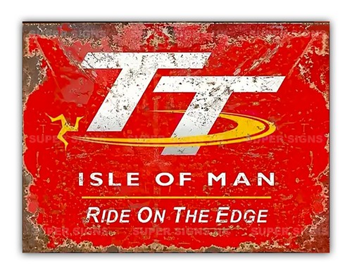 Isle man motorcycle - of,