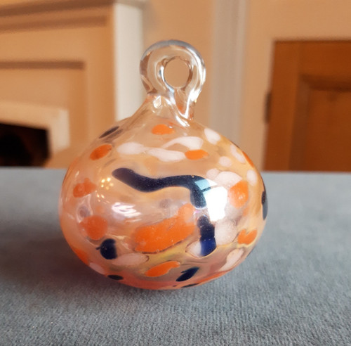 Hand blown glass bauble - blown,