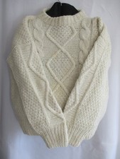 Aran Sweater, Hand Knit