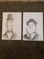 2 LARGE ORIGINAL  PENCIL