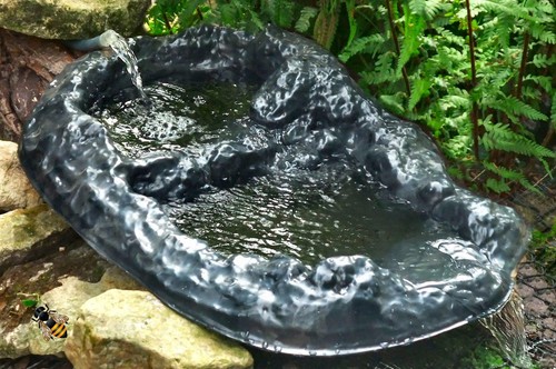 Garden pond waterfall water - garden,