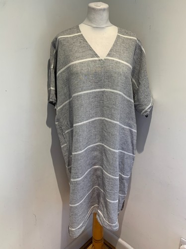 Oska grey linen - oska, dress