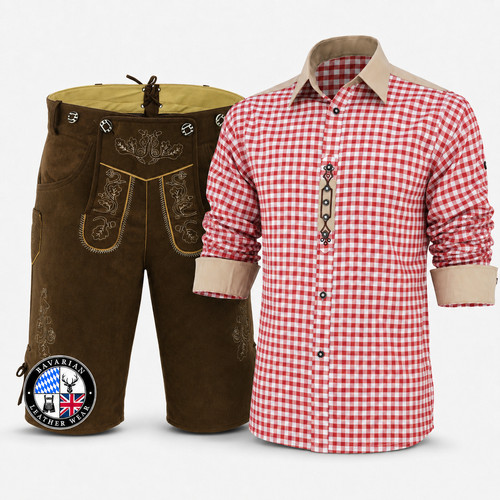 Lederhosen synthetic leather - ,