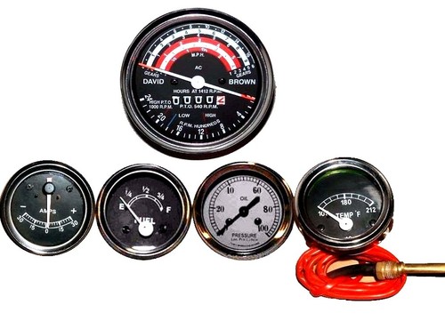 David brown tractor tachometer - brown,