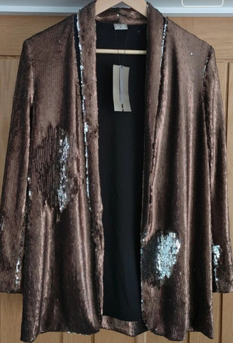 Zara women brown sequin - zara,