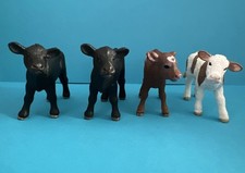 4 x Schleich Calves Farm