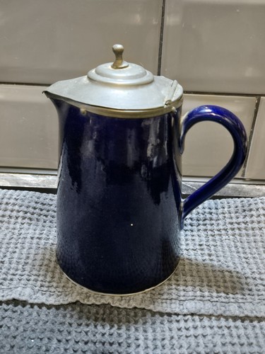 Denby blue jug - jug, metal