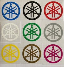 TWO YAMAHA MOTORBIKE STICKERS
