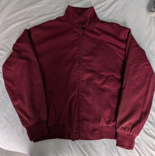 Vintage burgundy harrington - vintage,