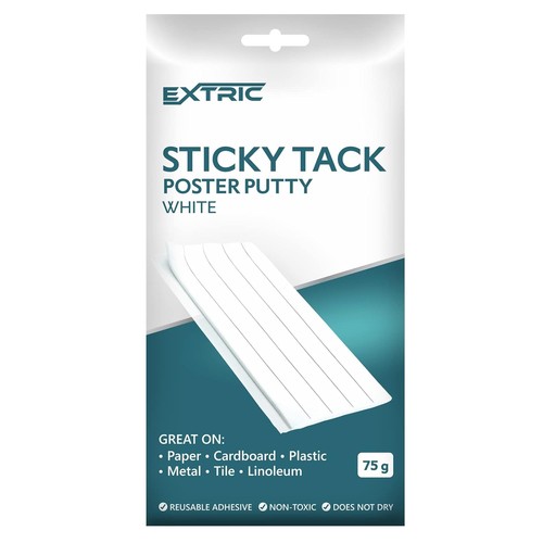 Extric white sticky - white, tack