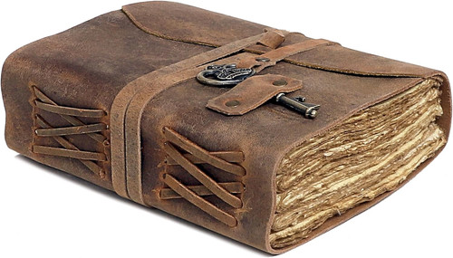Cuero vintage leather journal - cuero,