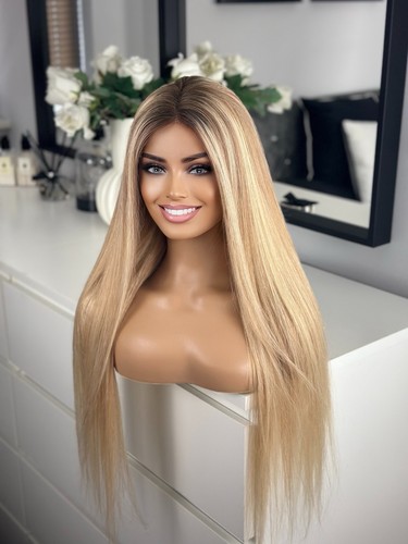 Warm butter blonde highlights - warm,