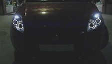 Set 2 x Fari Fanali Anteriori TUNING GRANDE PUNTO da 2005 a 10/2008 ANGEL EYES