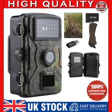 Wildlife Trail Camera 1080P Game Night Vision Outdoor Motion Hunting Cam 32GB UK