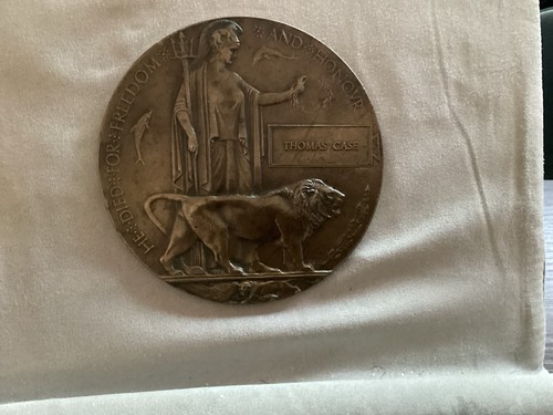 Ww1 death penny memorial - ww1,