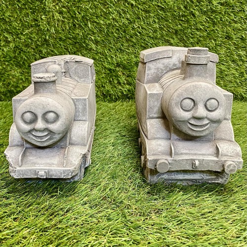 Concrete cartoon tank engine - cartoon,
