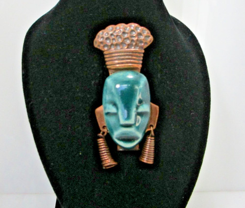 Vintage tribal mask - vintage,