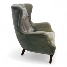 Danish wing back upholstered