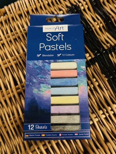 Work art soft pastels - work,