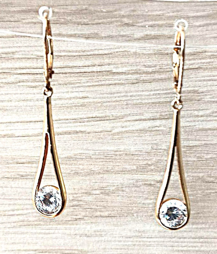 Elegant diamonique hallmarked - elegant,