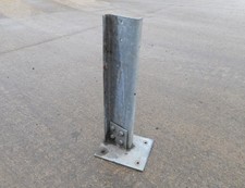 Used Crash Barrier / Armco Post 770 mm  High - Galvanised z Bolt Down 171mm x 47