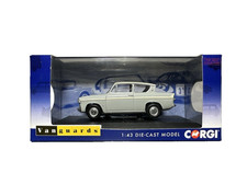 Corgi Vanguards VA00131 Ford Anglia 1200 Super Platinum Grey And Ermine White