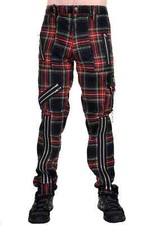 Tiger of London Woolly Tartan Zip Bondage Pants Punk Rock Trousers