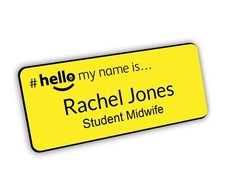 Hello My Name Is Badge Student Nurse Midwife GP Doctor Healthcare Assistant