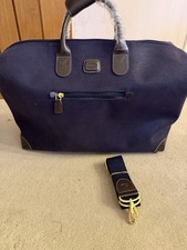 Brics Navy Faux Suede My Life