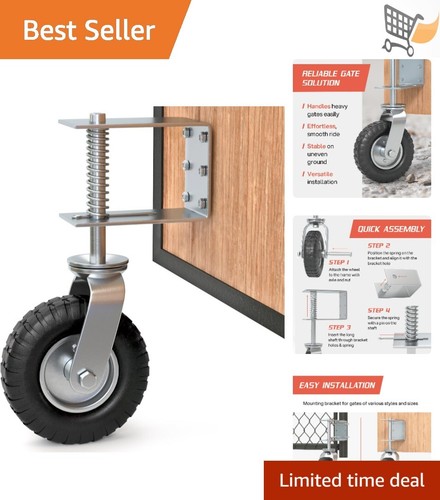 Heavy duty gate - heavy, wheel