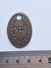 Vintage DEEP NAVIGATION COLLIERY #264 Brass Miners Original Lamp Check.