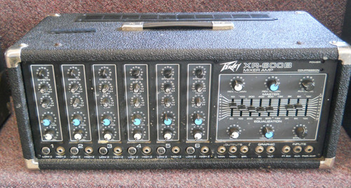 Peavey mixer amp 600b - mixer, xr-600b