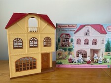 Sylvanian Families Three Storey House With Box