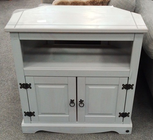 Rustic grey wooden corner - corner, tv