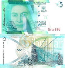 Gibraltar 5 pounds 2020 P-42 UNC